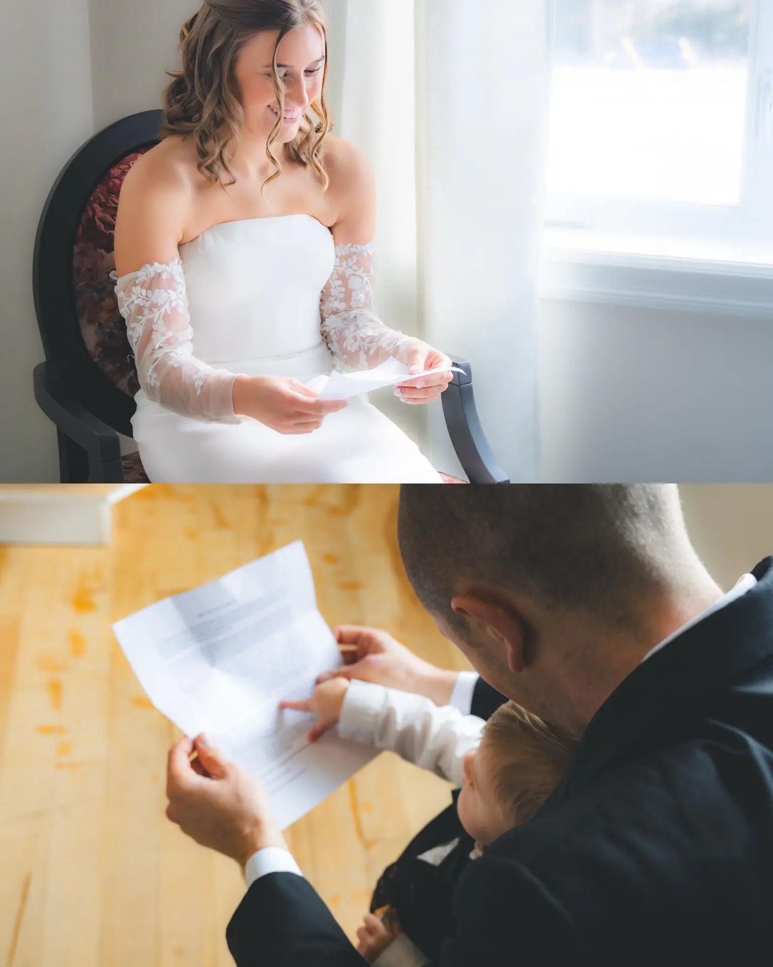 Groom’s silhouette before entering ceremony – emotional wedding video scene